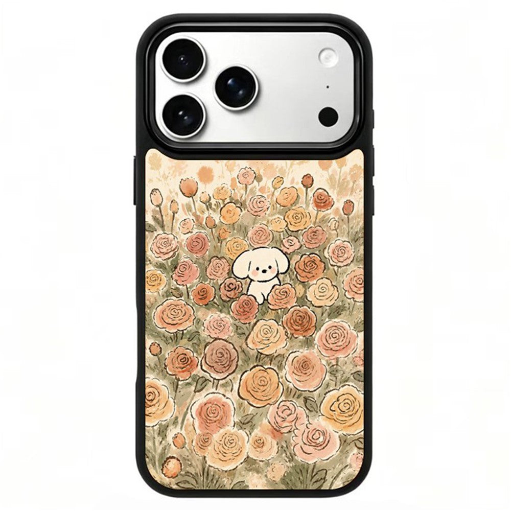 For iPhone 17 Pro Magnetic Case Five Elements Series UV Pattern Printing PC + Silicone Phone Cover (C)