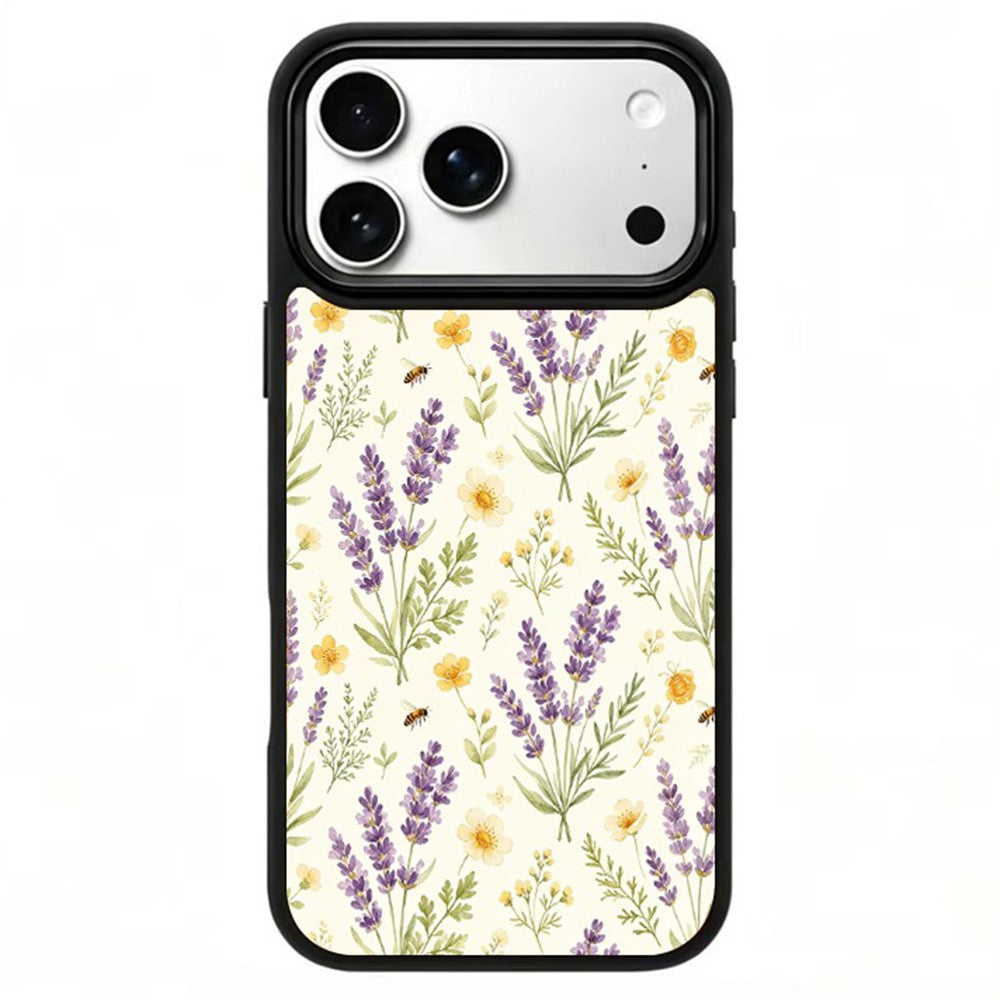 For iPhone 17 Pro Magnetic Case Sweet Garden Art Series UV Pattern Print PC + Silicone Phone Cover