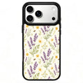 For iPhone 17 Pro Magnetic Case Sweet Garden Art Series UV Pattern Print PC + Silicone Phone Cover