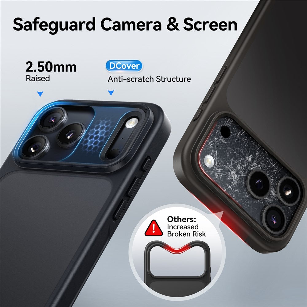 CASEKOO for iPhone 18 Pro Max / 17 Pro Max Case PC + TPU Matte Finish Anti-Fingerprint Phone Cover