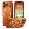 CASEKOO for iPhone 18 Pro Max  / 17 Pro Max Case Rotating Magnetic Kickstand TPE + TPU Shockproof Phone Cover