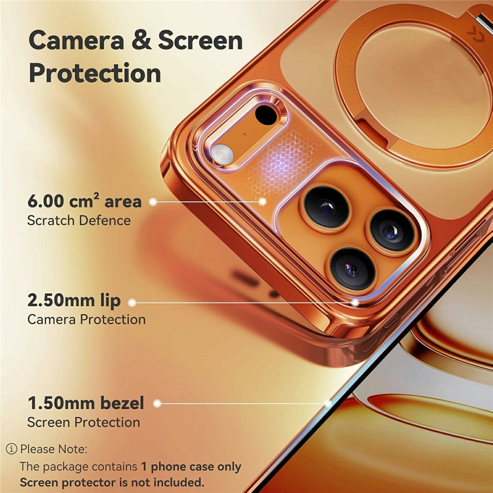 CASEKOO for iPhone 18 Pro Max  / 17 Pro Max Case Rotating Magnetic Kickstand TPE + TPU Shockproof Phone Cover