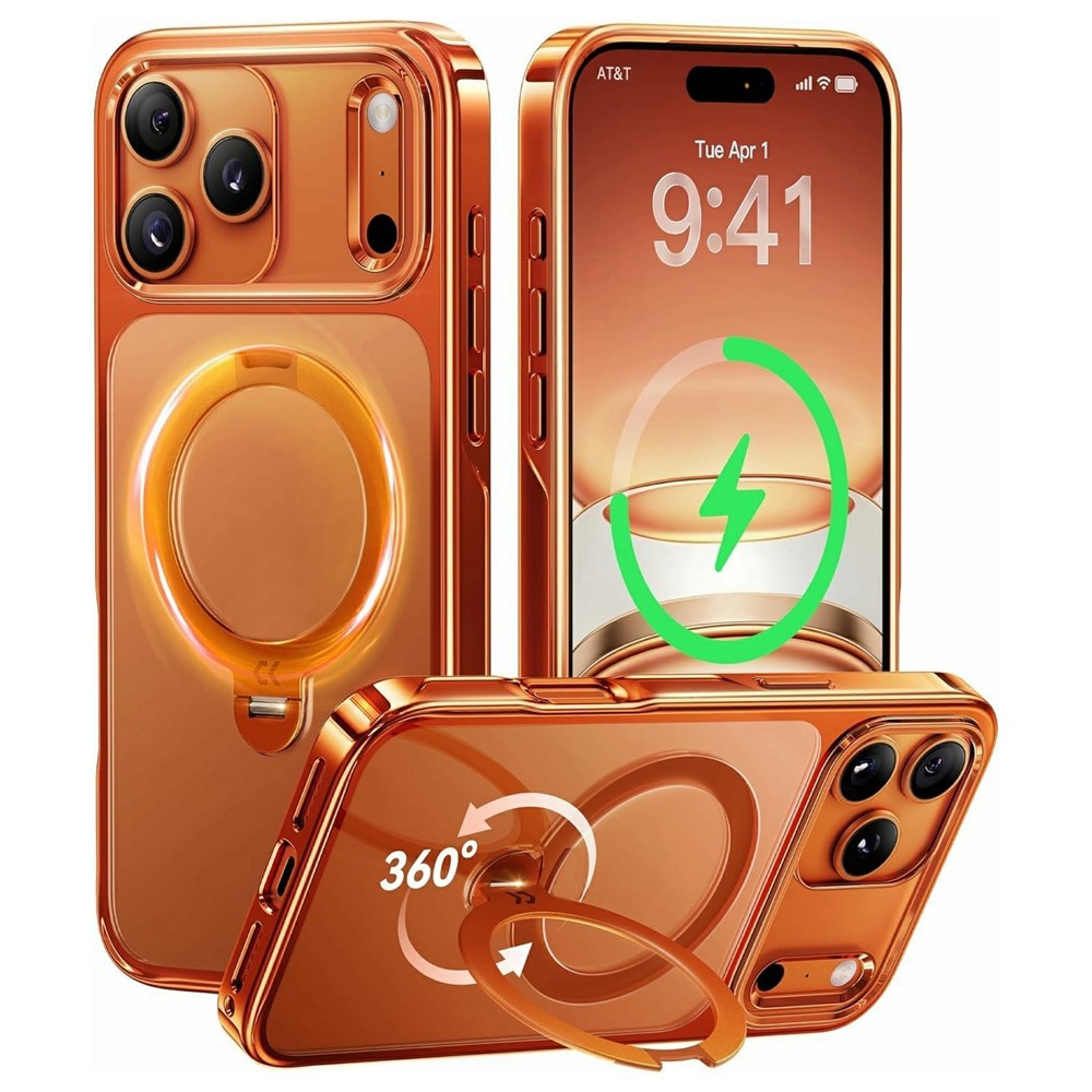 CASEKOO iPhone 18/17 Pro Case with Rotating Magnetic Kickstand