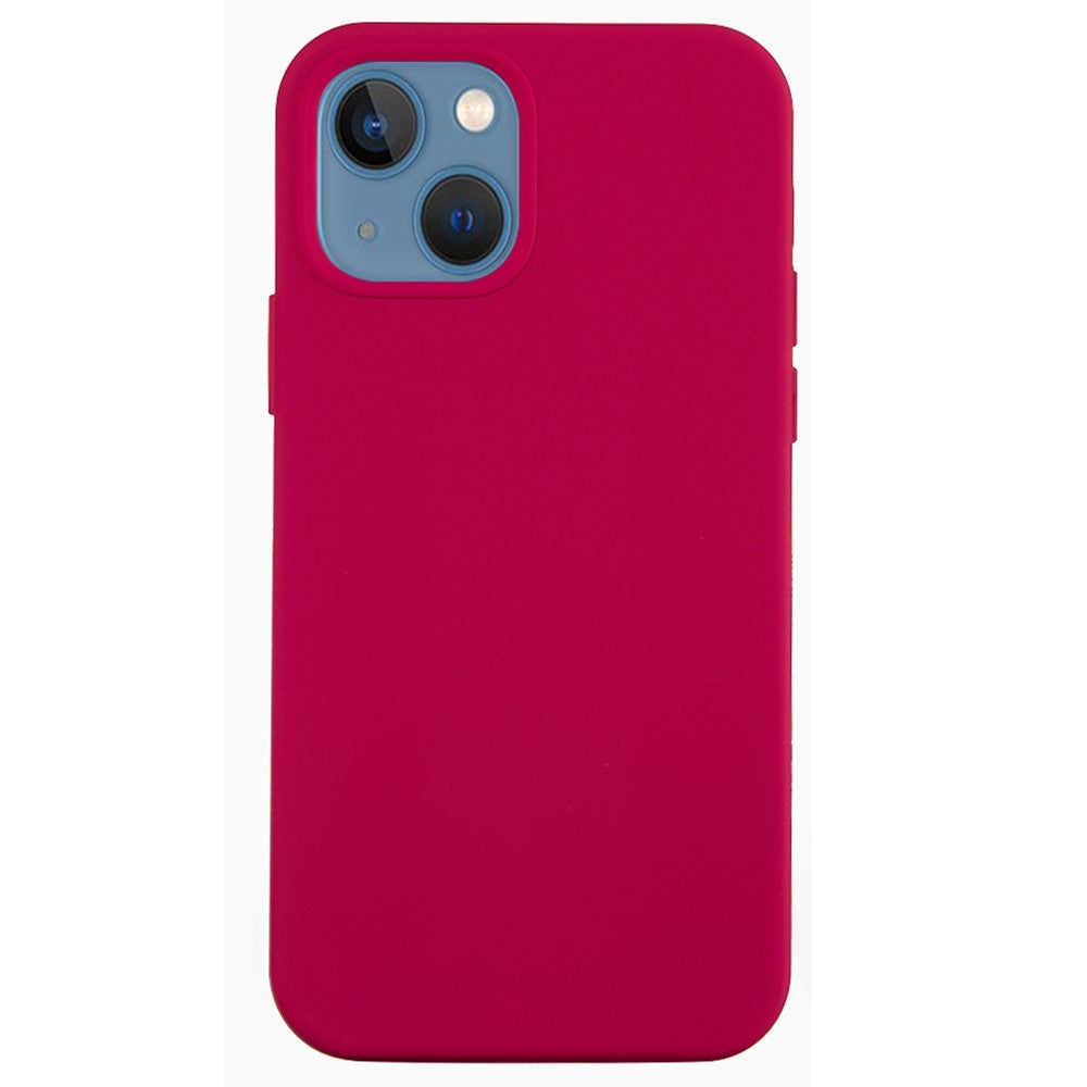 For iPhone 15 Flexible Liquid Silicone Phone Case Soft Lining Anti-drop Cover