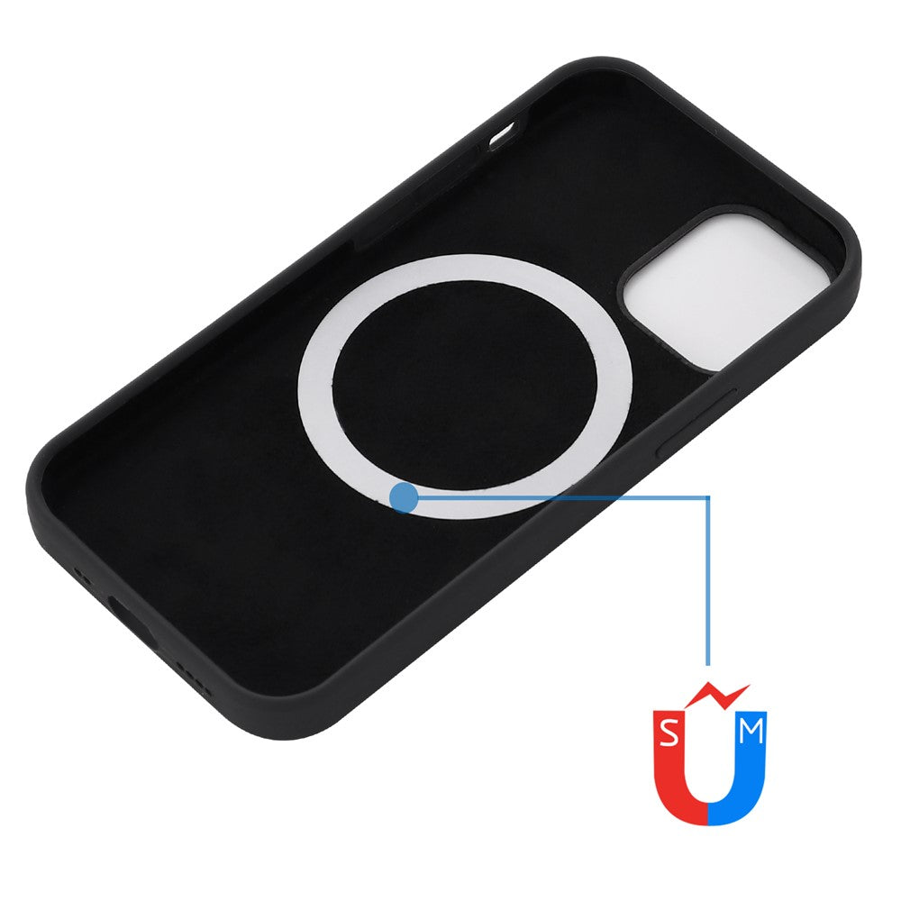 For iPhone 15 Soft Silicone Phone Case Slim Phone Cover Compatible with MagSafe Wireless Charging