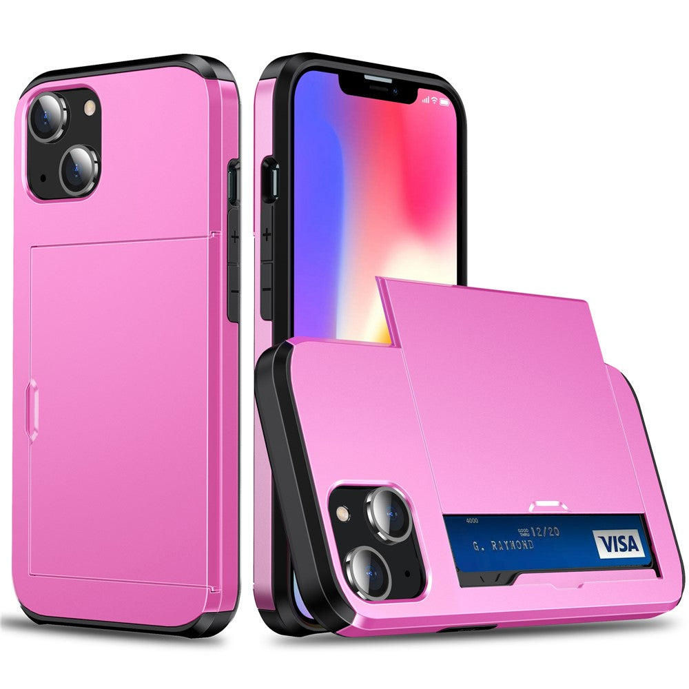 iPhone 15 Case with Slide Card Holder