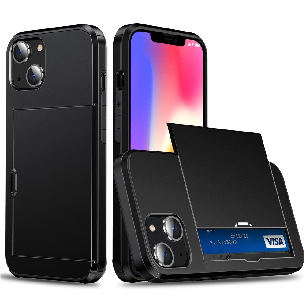 iPhone 15 Case with Slide Card Holder