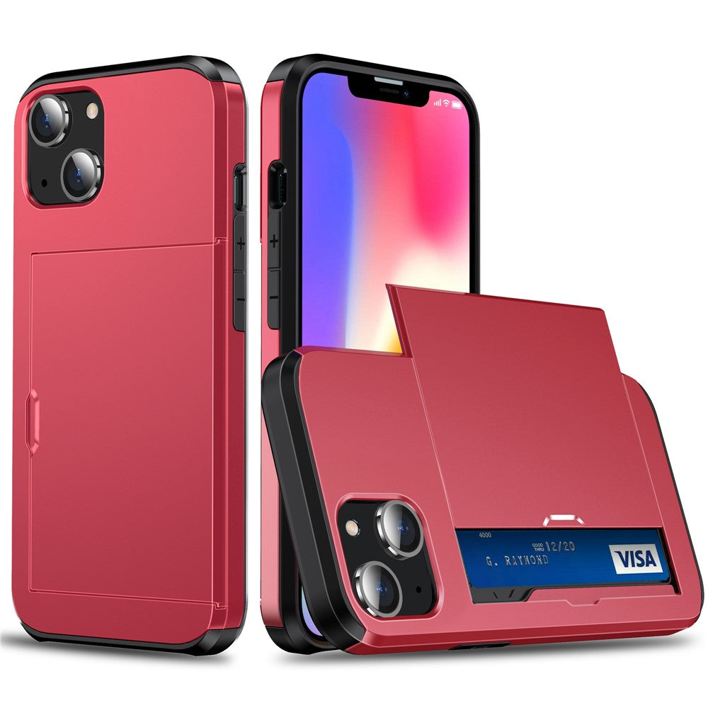 iPhone 15 Case with Slide Card Holder