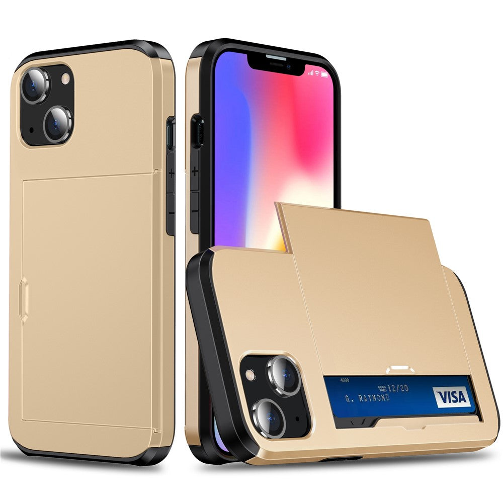 iPhone 15 Case with Slide Card Holder
