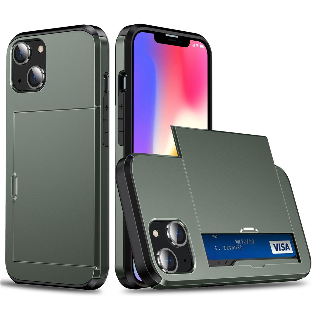 iPhone 15 Case with Slide Card Holder