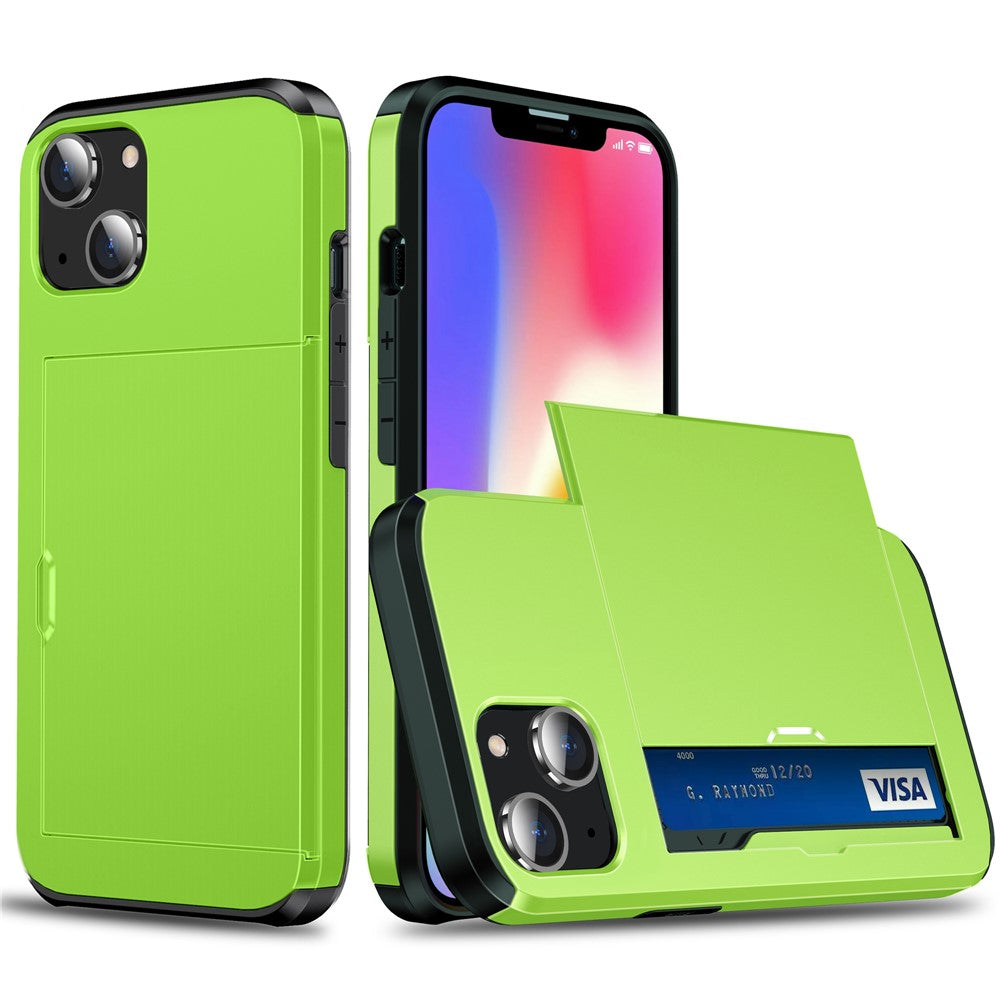 iPhone 15 Case with Slide Card Holder