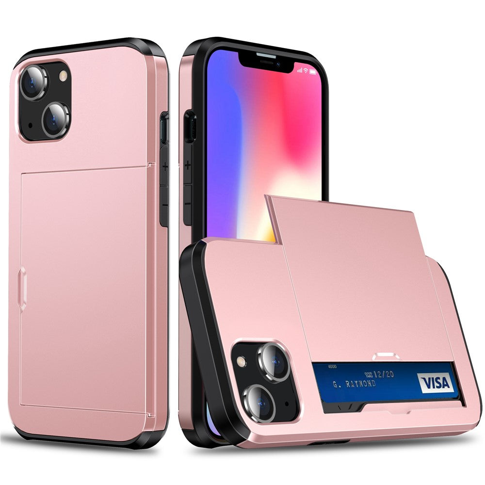 iPhone 15 Case with Slide Card Holder