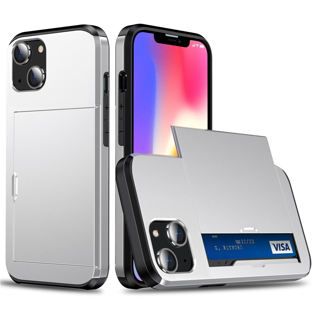 iPhone 15 Case with Slide Card Holder