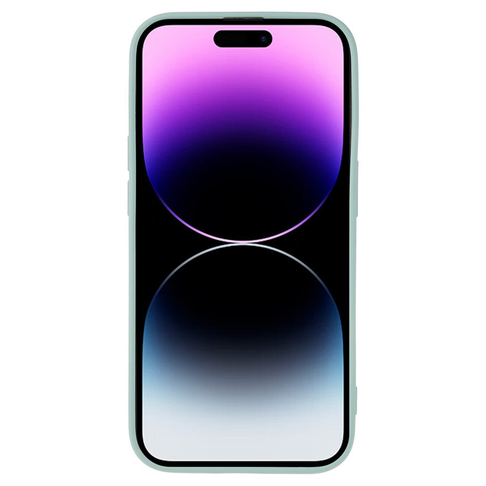 Candy Color Shell for iPhone 15 Pro Max Soft TPU Phone Case Fiber Lining Rubberized Phone Cover