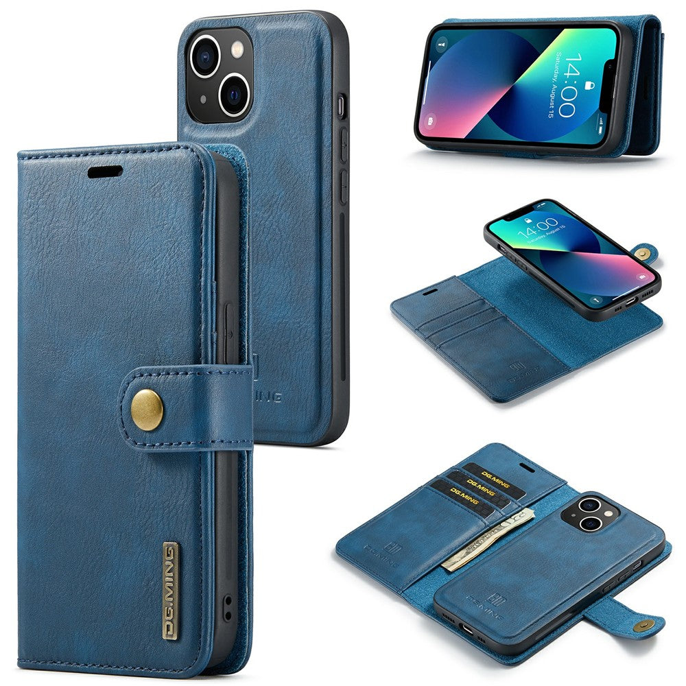 DG.MING iPhone 15 Detachable Magnetic Wallet Case