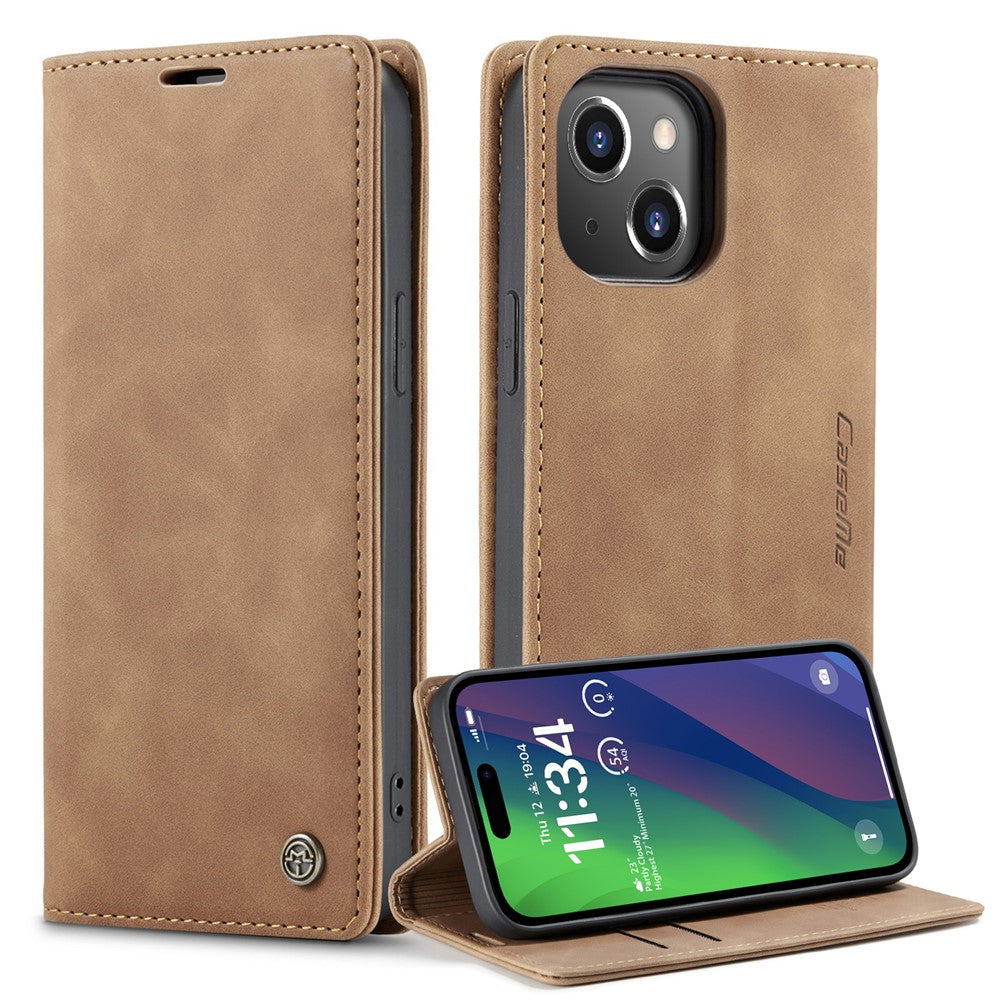 CASEME 013 Series iPhone 15 Leather Wallet Case