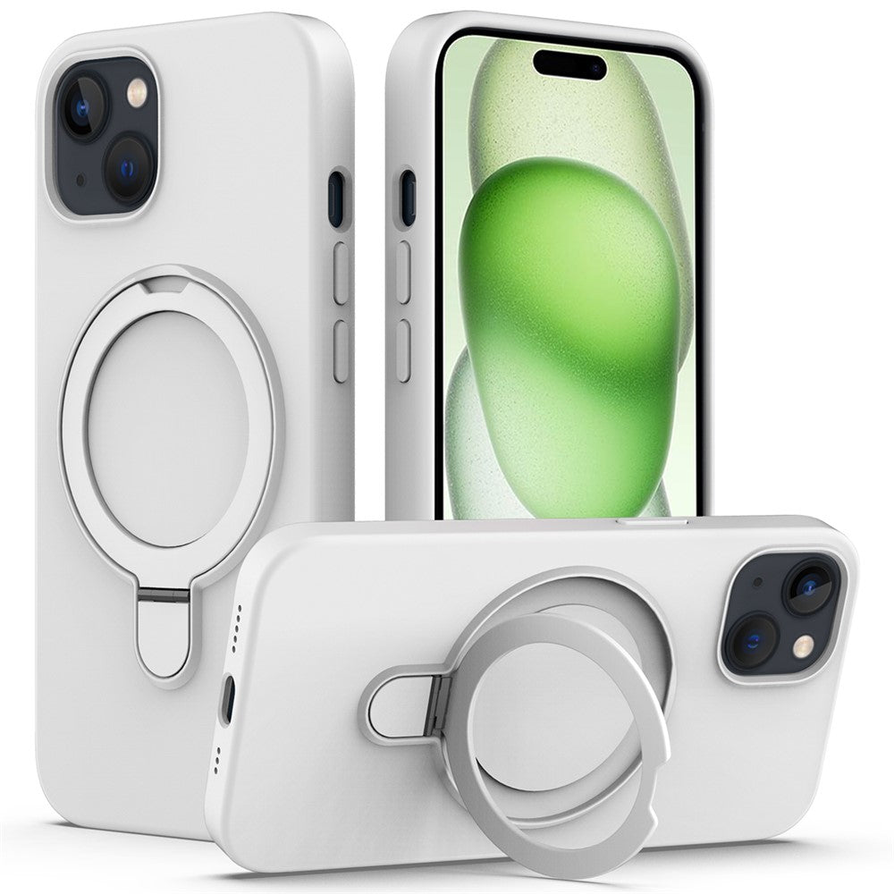 iPhone 15 Magnetic Case with Ring Holder Kickstand