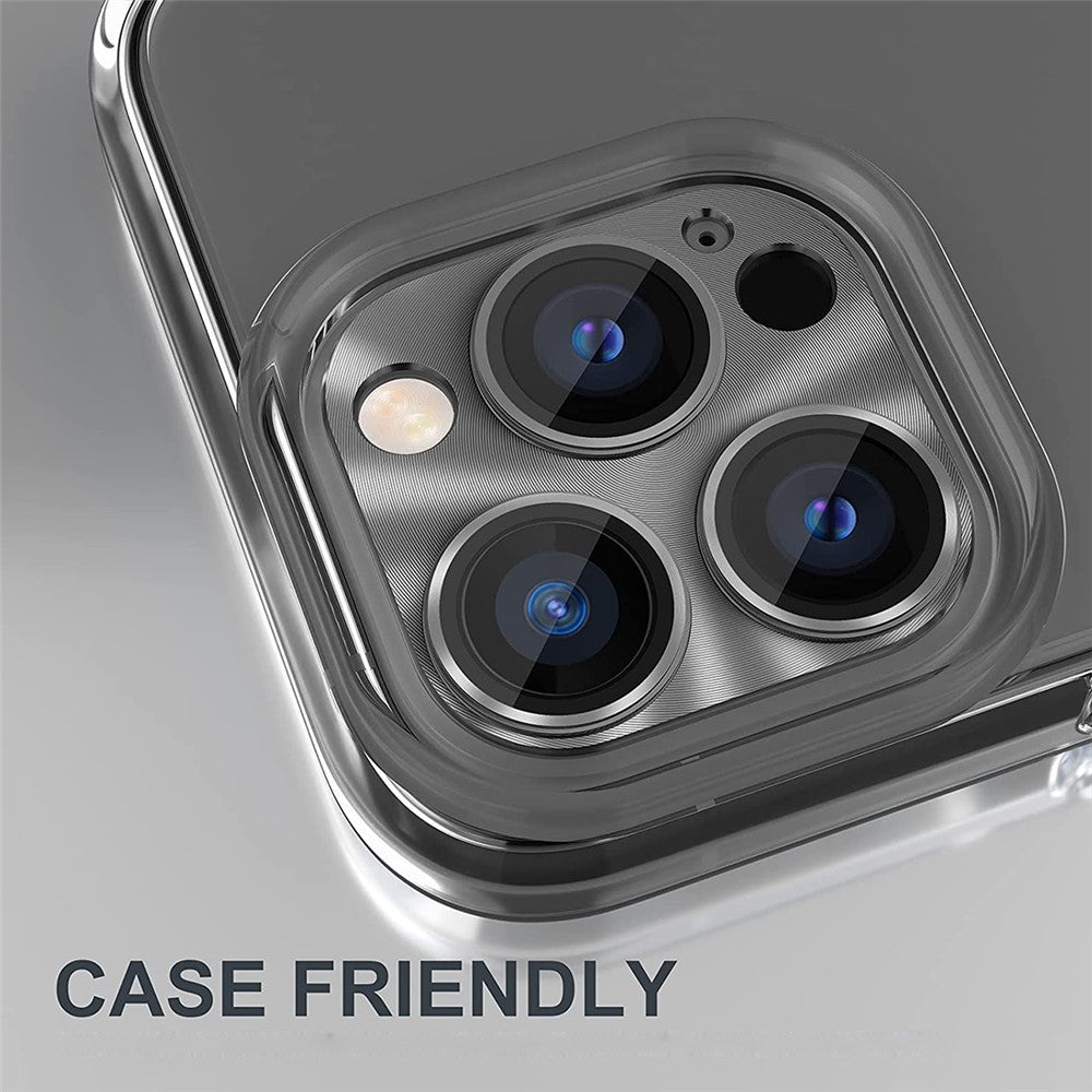 HAT PRINCE For iPhone 16 Pro / 16 Pro Max Integrated Camera Lens Protector Aluminum Alloy + Tempered Glass Lens Film