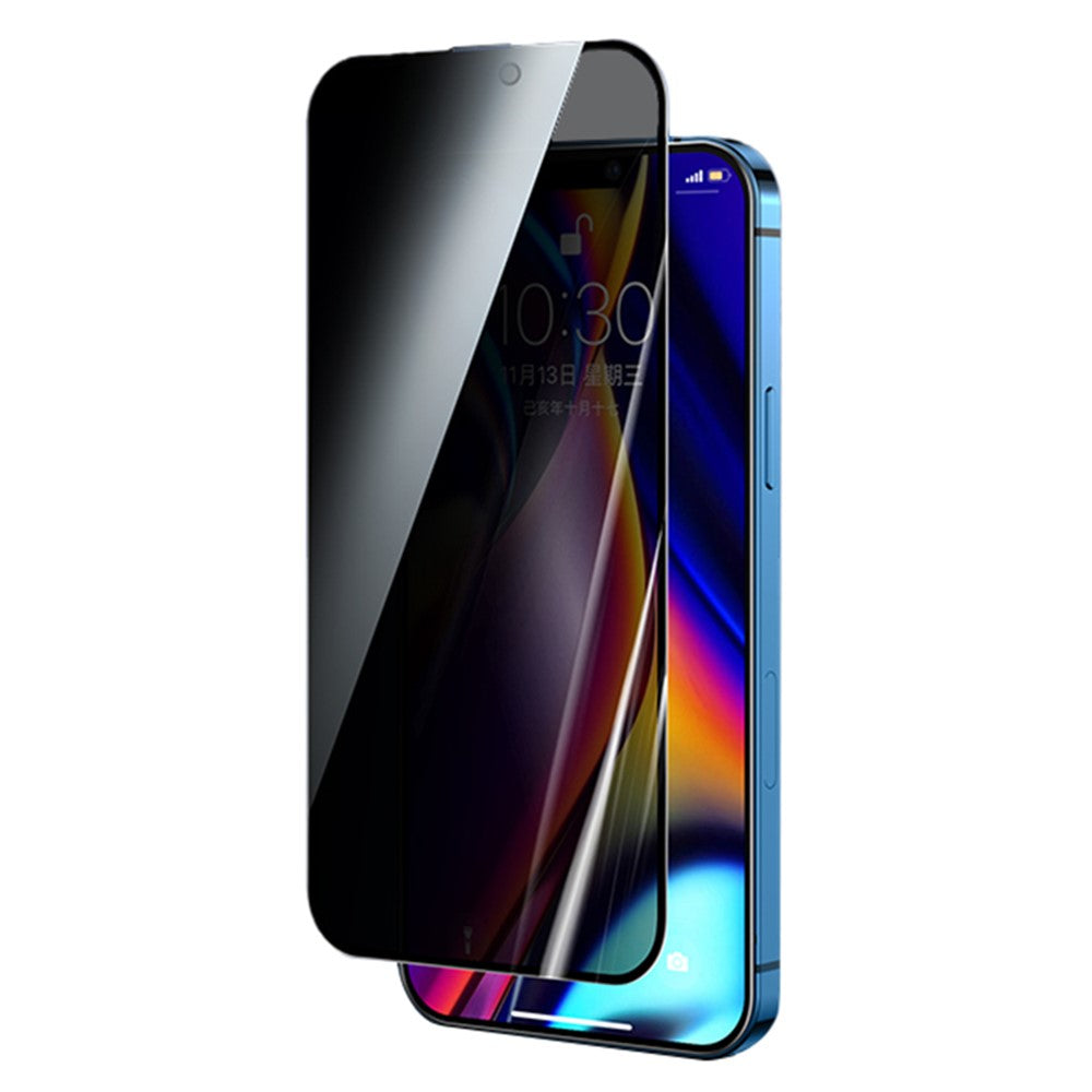 REMAX For iPhone 16 Anti-Peep Tempered Glass Screen Protector Full Covering Screen Film