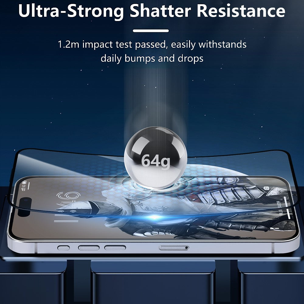 JOYROOM JR-MLG0277 For iPhone 16 Pro 2.5D Full Screen Protector High Aluminium-Silicon Glass Film