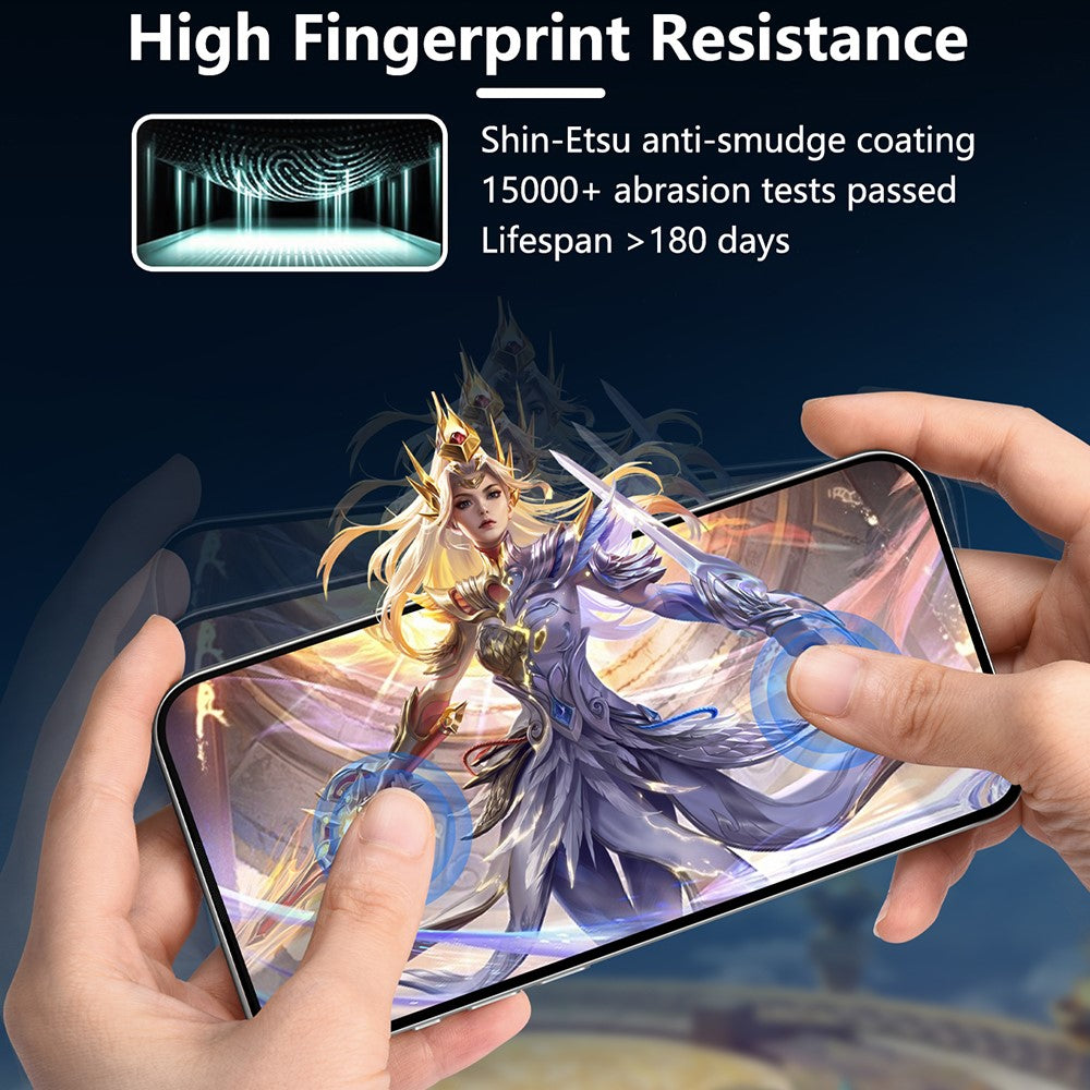JOYROOM JR-MLG0281 For iPhone 16 Pro Anti-Spy Screen Protector 2.5D High Aluminium-Silicon Glass Film