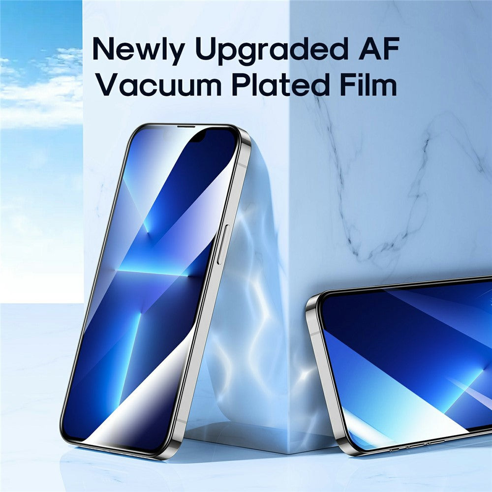 JOYROOM JR-Z21 For iPhone 15 Silk Printing Screen Protector 2.5D High Aluminium-Silicon Glass Film