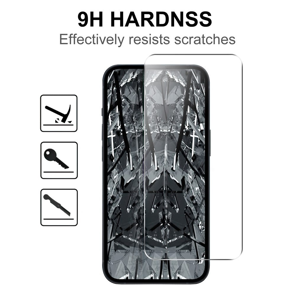 For iPhone 17 Pro Max Screen Protector 2.5D HD Tempered Glass Film