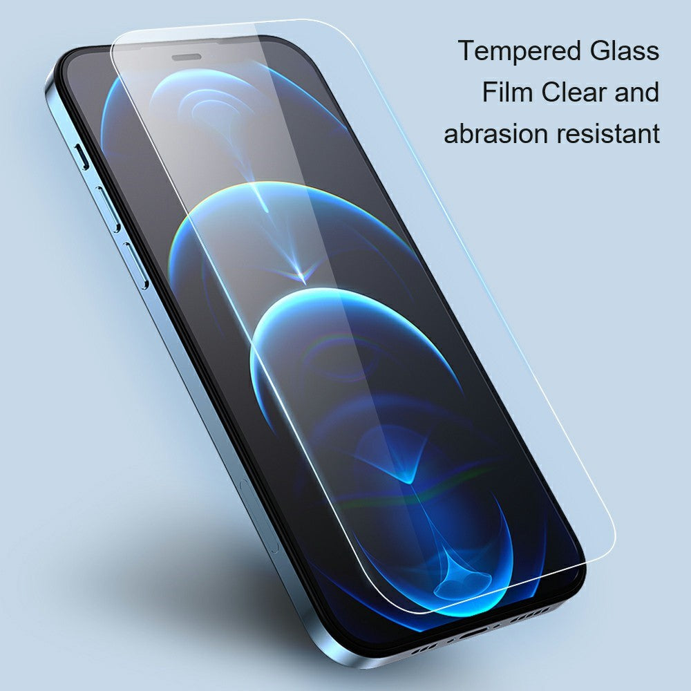 AMORUS For iPhone 17 Pro Max Front Screen Protector 2.5D Arc Edge 9H High Aluminum-Silicon Glass Film
