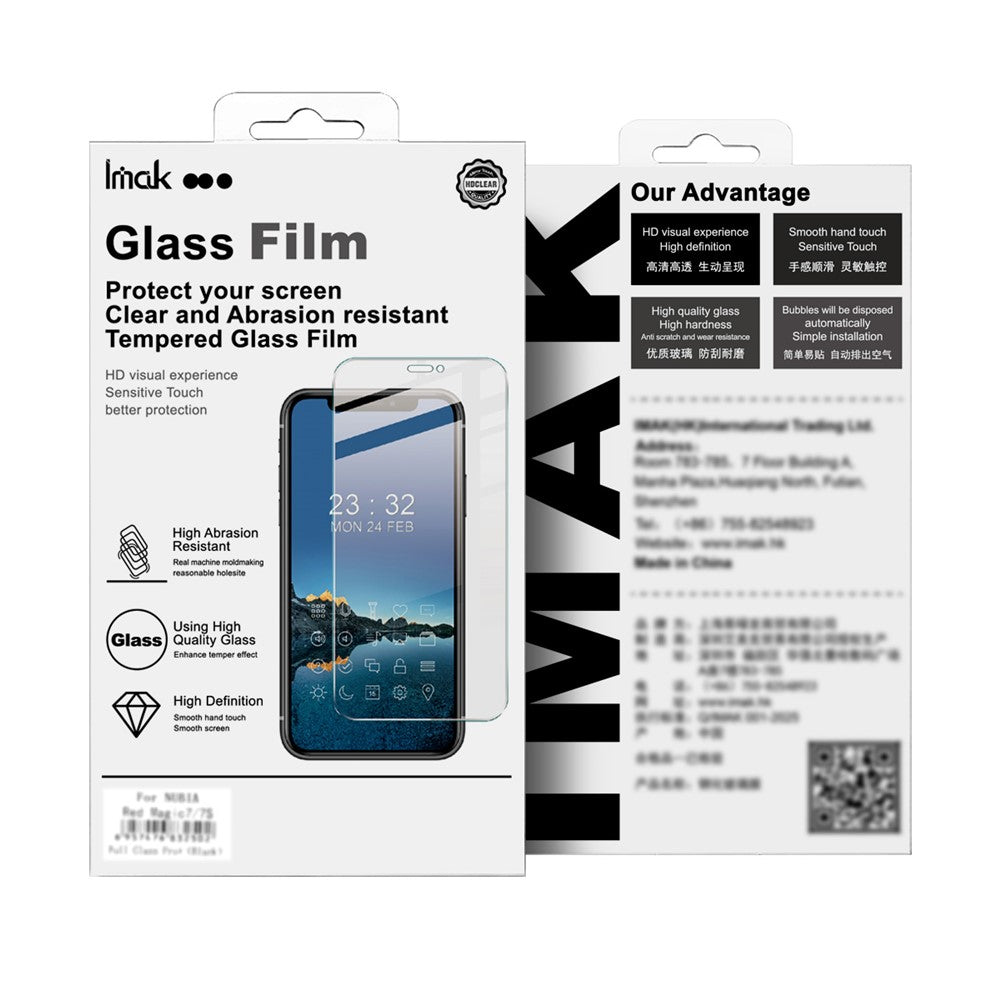 IMAK H Series For iPhone 17 Pro Max Tempered Glass Screen Protector Shatter-Proof Protection