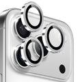NORTHJO 1 Set For iPhone 17 Pro Max / 17 Pro Tempered Glass Camera Lens Film CD Veins Metal Ring Lens Guard