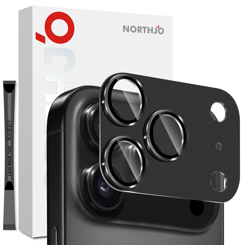 NORTHJO iPhone 17 Pro Matte Metal Lens Protector