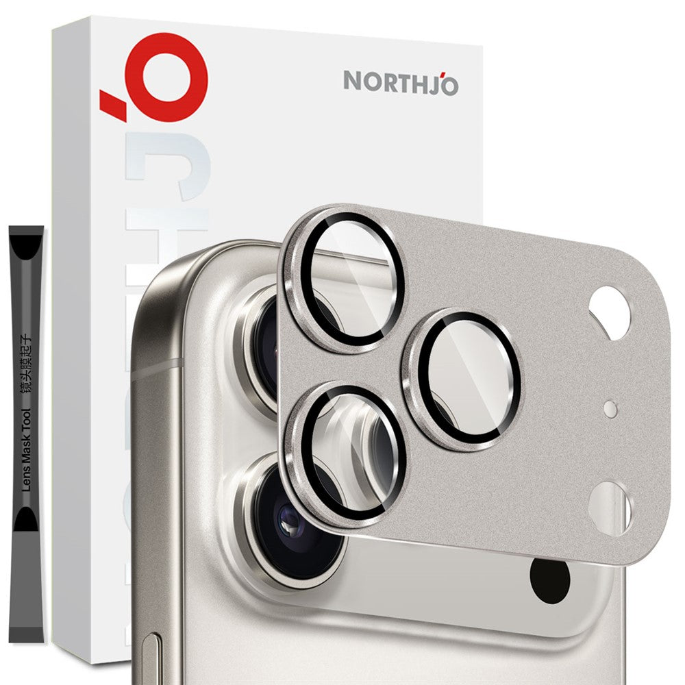 NORTHJO iPhone 17 Pro Matte Metal Lens Protector