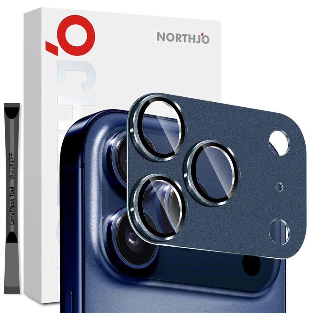 NORTHJO iPhone 17 Pro Matte Metal Lens Protector