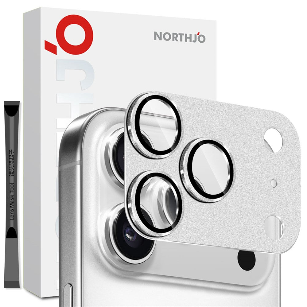 NORTHJO iPhone 17 Pro Matte Metal Lens Protector
