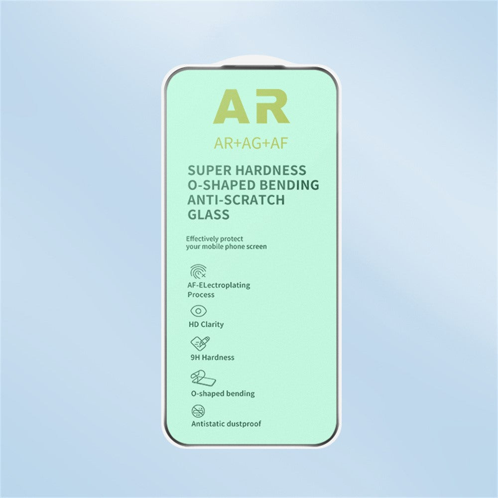 RURIHAI For iPhone 17 Pro Screen Protector AR Anti-Reflection High Aluminium-Silicon Glass Eye Protection Film