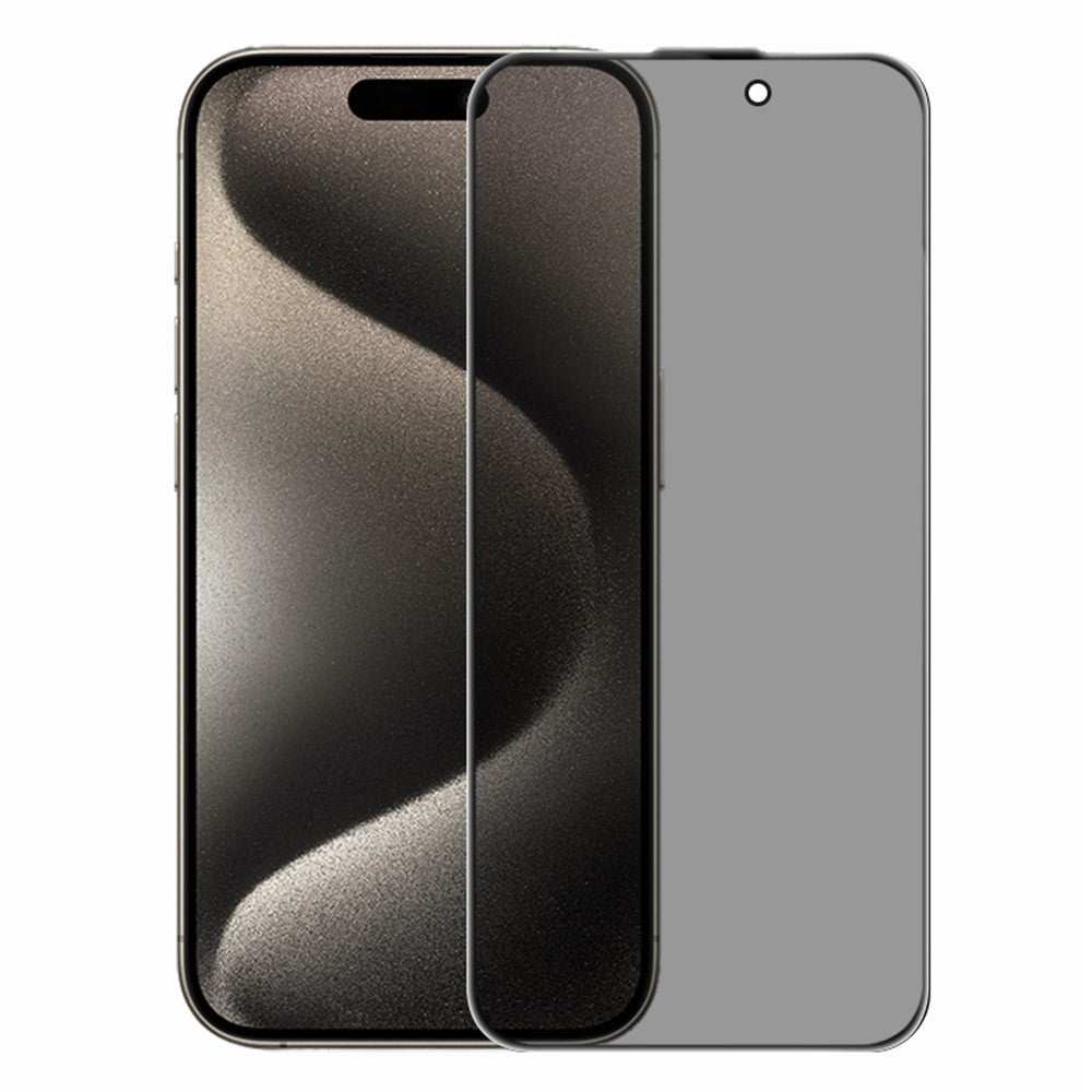 RURIHAI privacy screen protector for iPhone 15 Pro Max
