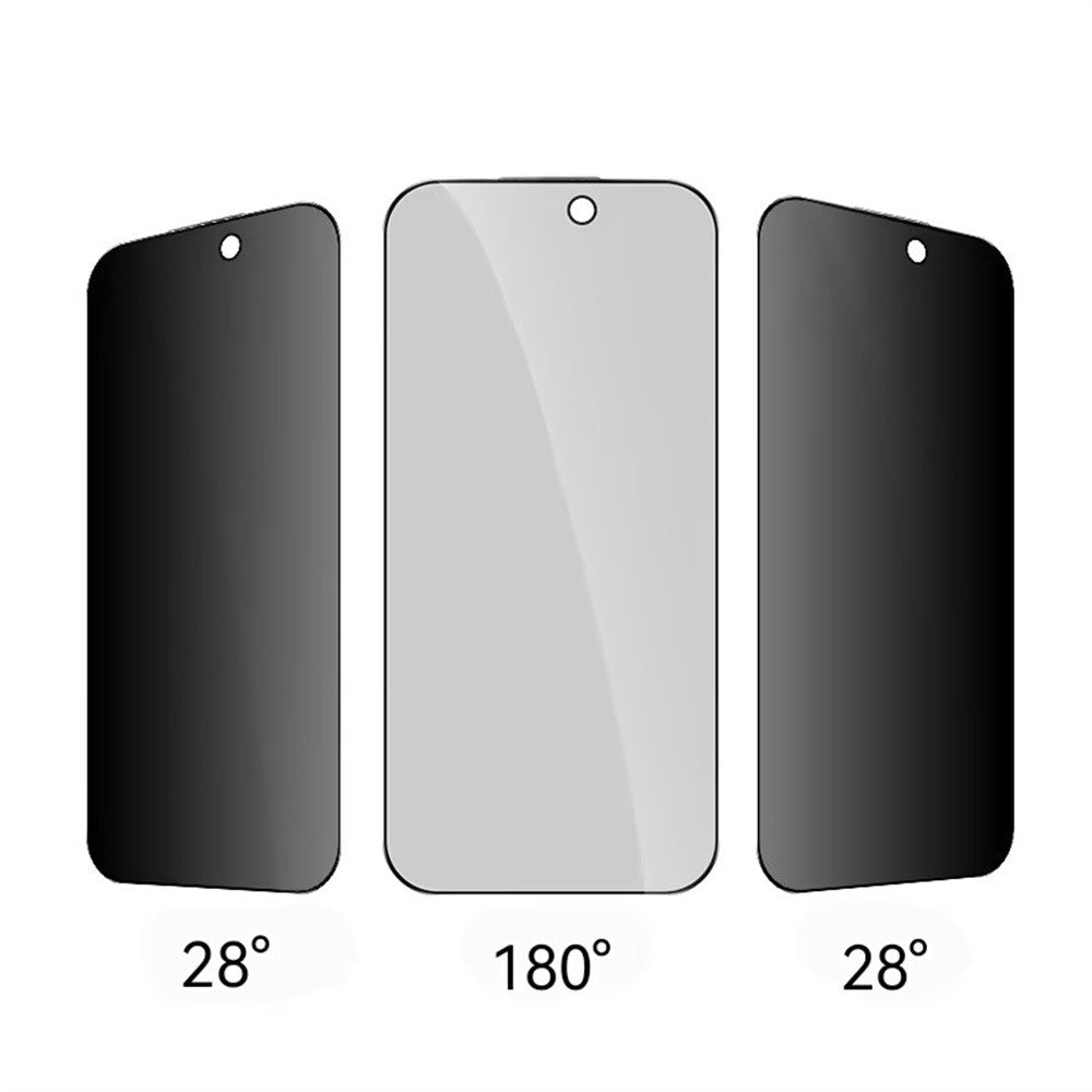 RURIHAI For iPhone 17 Pro Privacy Screen Protector AR Anti-Reflective High Aluminium-Silicon Glass Film