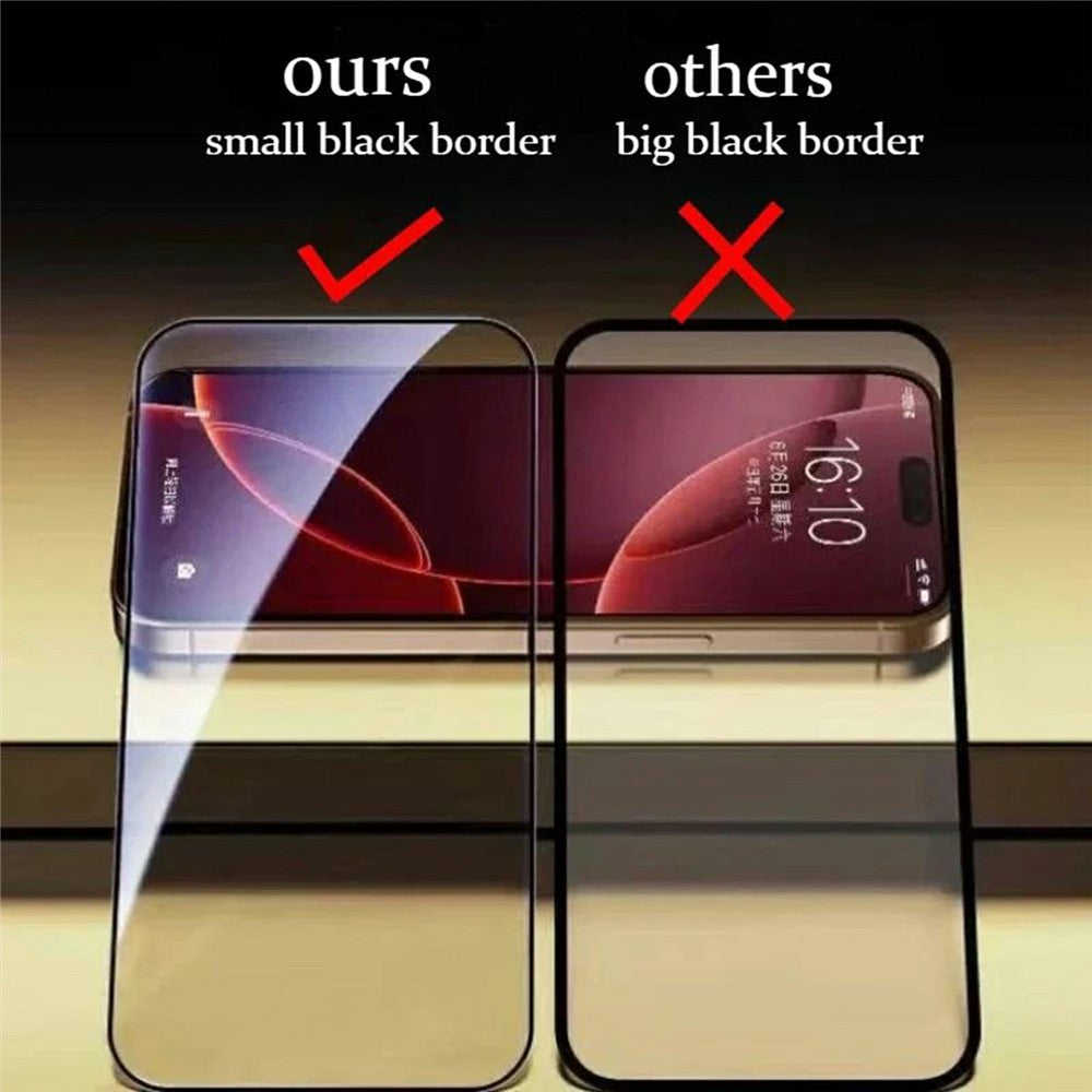 10Pcs for iPhone 17 Pro Max Screen Protector AR Anti-Reflection High Aluminium-silicon Glass Silk Printing Clear Film