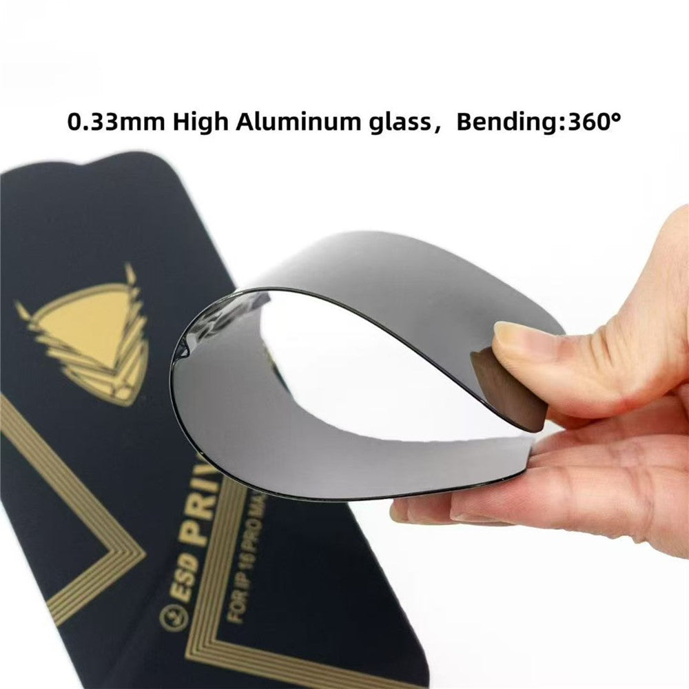 10Pcs for iPhone 17 Pro Max Privacy Screen Protector 28° Anti-Spy Anti-Static High Aluminium-silicon Glass Film