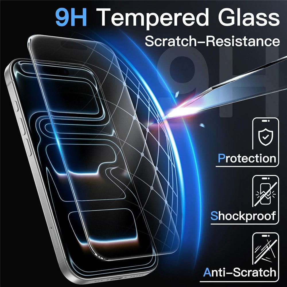 For iPhone 17 Pro Max Screen Protector Anti-Glare Matte Anti-Fingerprint Tempered Glass Film