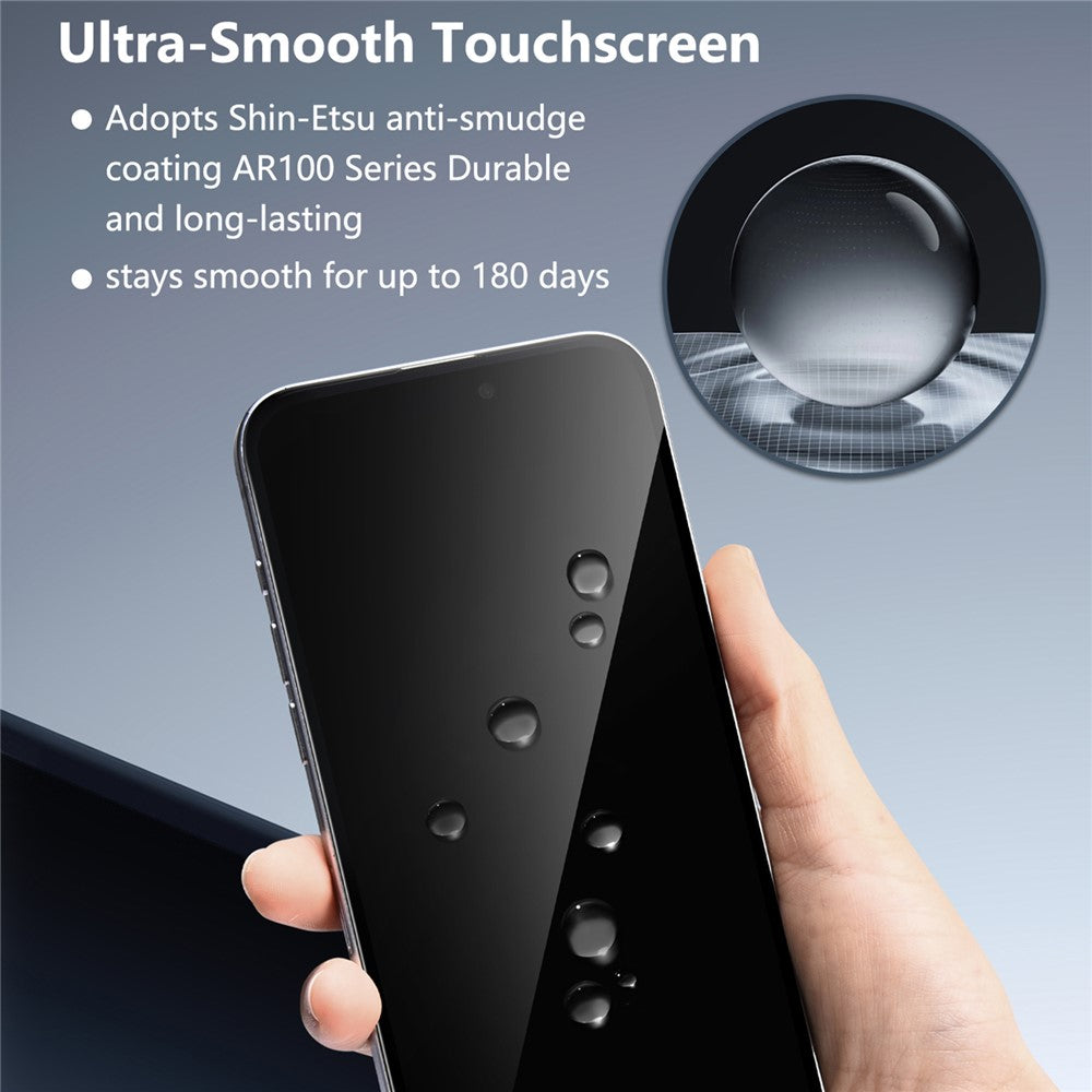 JOYROOM 18MQ12P for iPhone 18 Pro Privacy Screen Protector 2.5D High Aluminium-Silicon Glass Full Coverage Film with Dust Shield