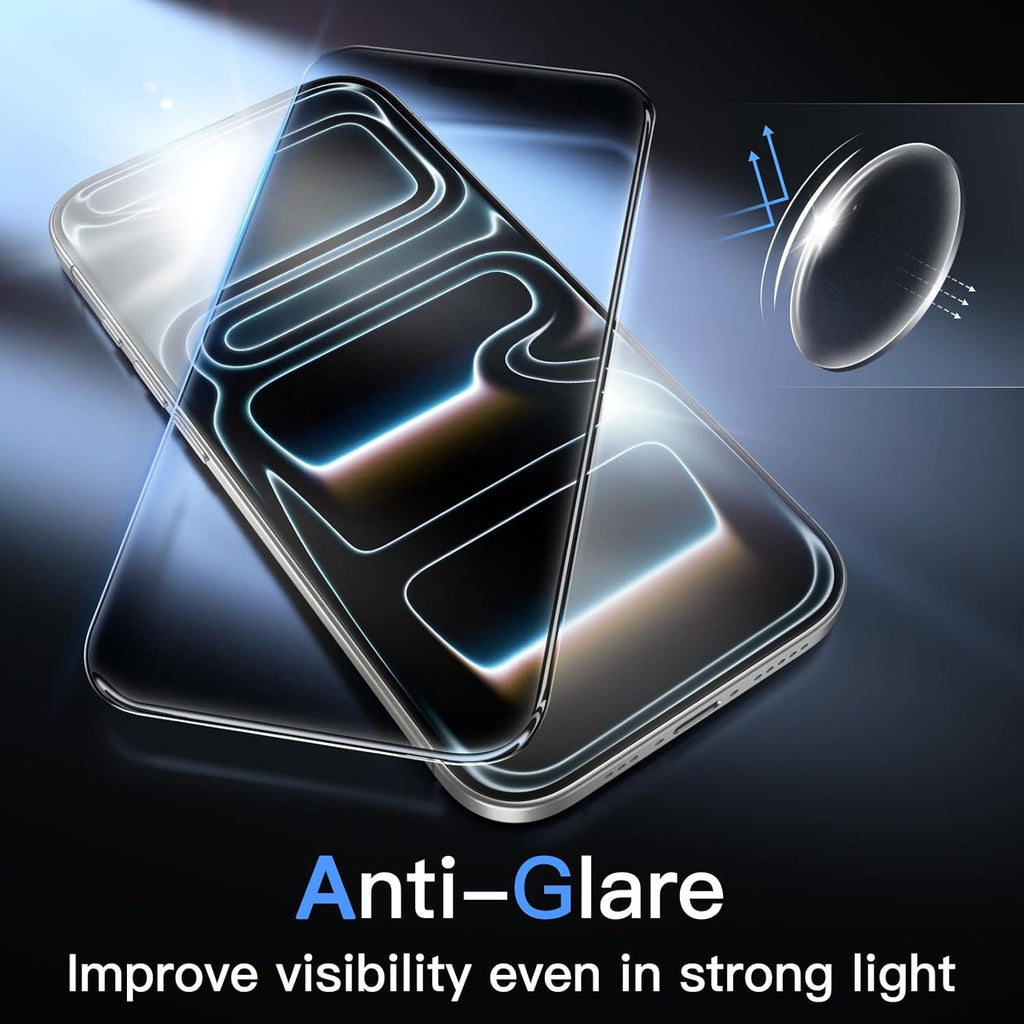For iPhone 17 Pro Screen Protector Anti-Glare Matte Anti-Fingerprint Tempered Glass Film