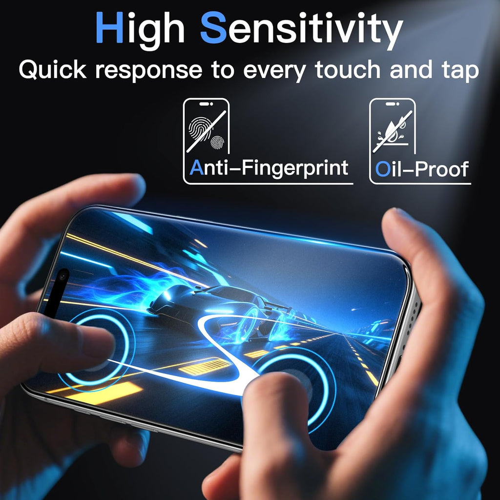 For iPhone 17 Pro Screen Protector Anti-Glare Matte Anti-Fingerprint Tempered Glass Film