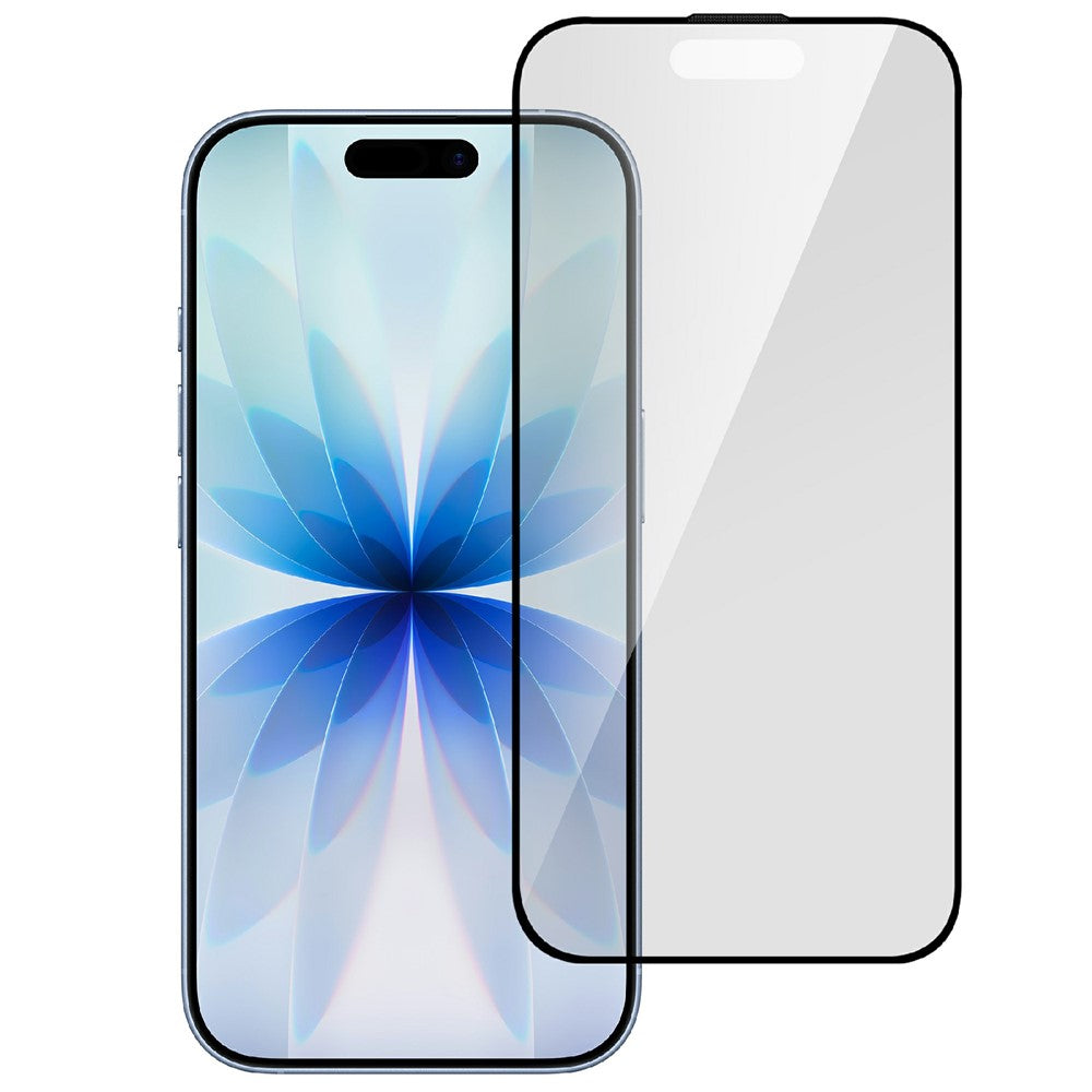 For iPhone 17 Pro Max AGC Glass Screen Protector Silk Printing Matte Full Glue Full Cover Film