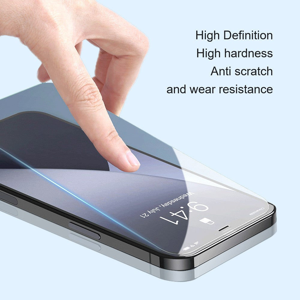 AMORUS For iPhone 15 Pro 2.5D Arc Edge High Aluminum-silicon Glass Film Ultra Clear Phone Screen Protector