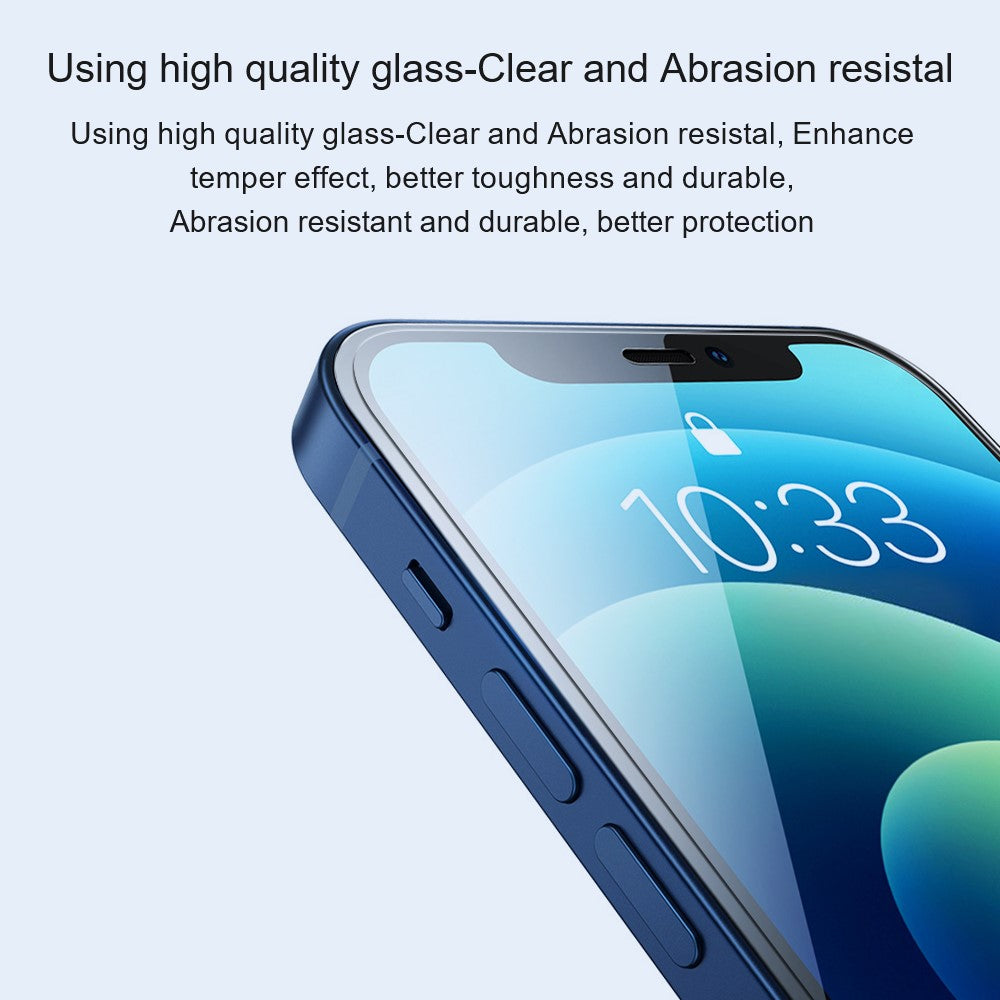 AMORUS For iPhone 15 Pro 2.5D Arc Edge High Aluminum-silicon Glass Film Ultra Clear Phone Screen Protector
