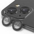 ENKAY HAT PRINCE 1 Set For iPhone 15 / 15 Plus Camera Lens Protector Tempered Glass+Aluminum Alloy AR HD Clear Lens Film