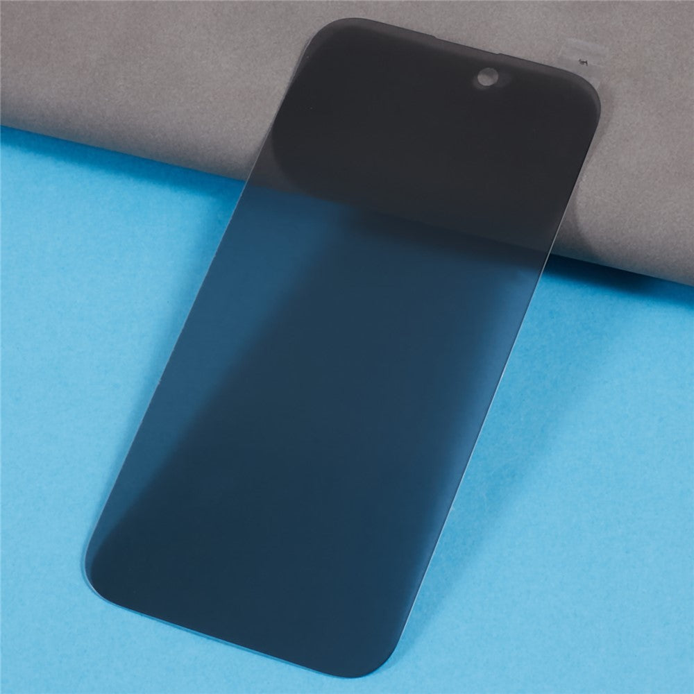 For iPhone 15 Privacy Screen Protector 180-Degree Anti-Spy Tempered Glass Full Coverage Film