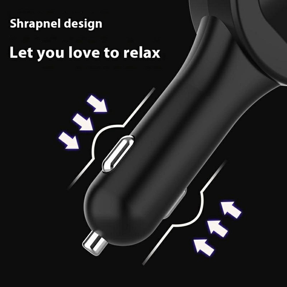 Multi-Function Car Charger – 3-in-1 Retractable Cable for iP, Android & Type-C