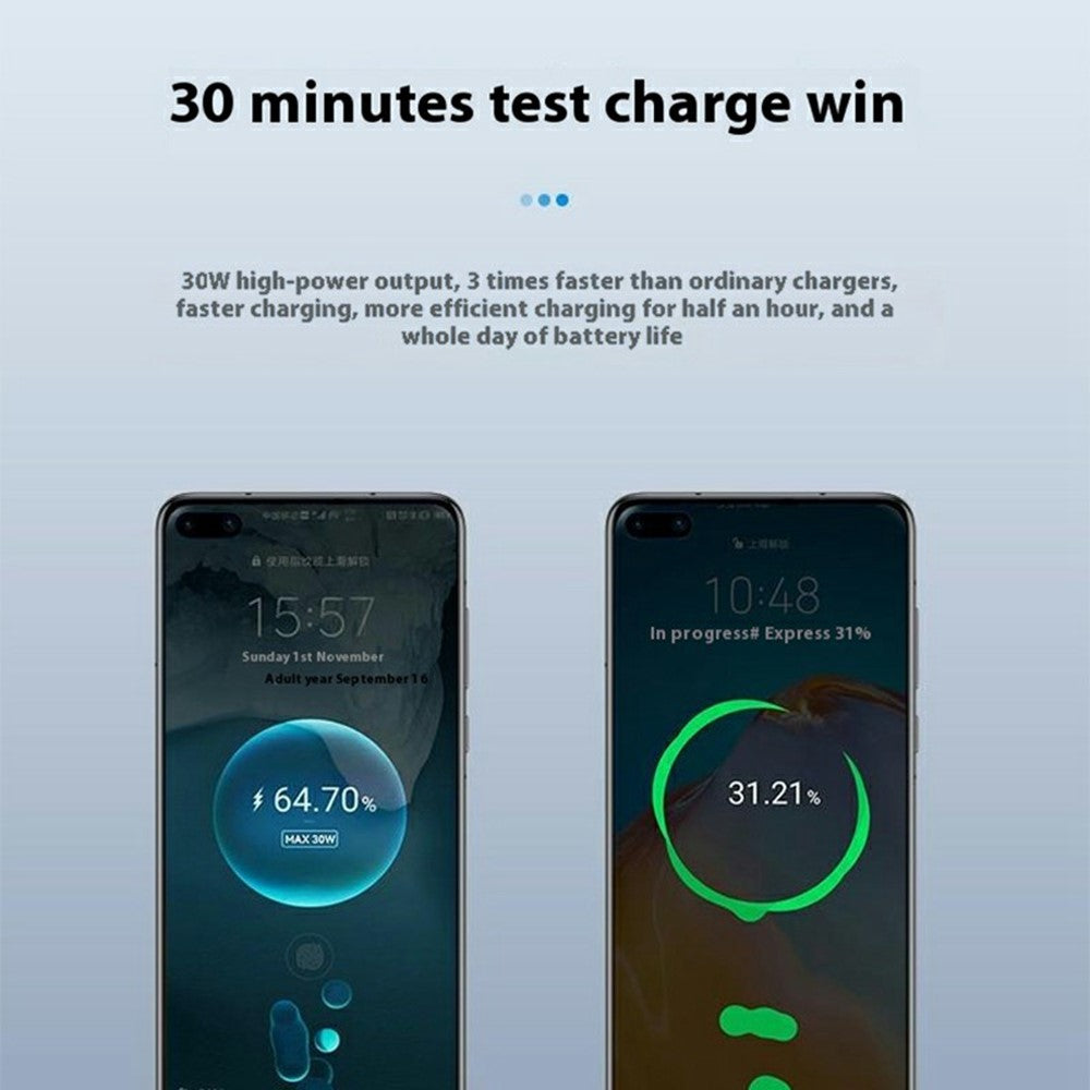 Car Charger with Retractable Type-C Cable – PD 30W Super Fast Charging